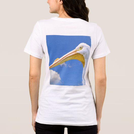 American White Pelican Tri-Blend Shirt (Achterkant)