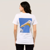 American White Pelican Tri-Blend Shirt (Achterkant volledig)