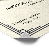 American White Pelican Zoology Series Poster (Hoek)