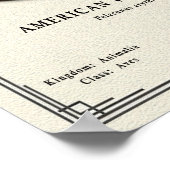 American White Pelican Zoology Series Poster (Hoek)