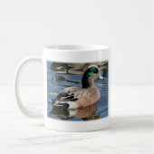 American Widgeon Drake Koffiemok (Links)