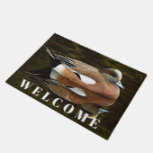 American Wigeon Duck op vijver Welkom Deurmat (Schuin)