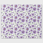 American Wildflower New England Aster Cadeaupapier (Vlak)