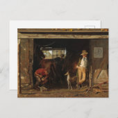American WildWest Blacksmith en Cowboy Briefkaart (Voorkant / Achterkant)