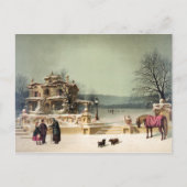 American Winter Scene Briefkaart (Voorkant)