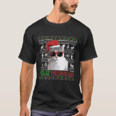 American Wirehair Cat Feliz Meowidad Funny Christm T-shirt (Voorkant)
