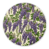 American Wisteria patroon tekening Keramische Knop (Voorkant)