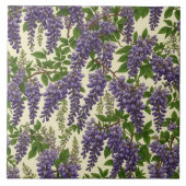 American Wisteria patroon tekening Tegeltje (Voorkant)