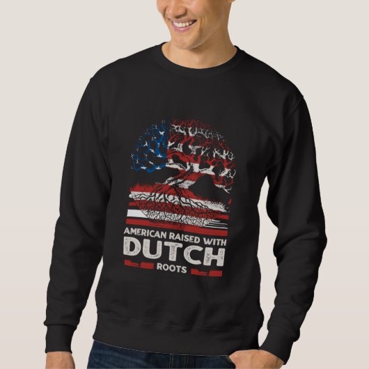 American with Dutch Roots Patriotic Netherlands Trui (Voorkant)
