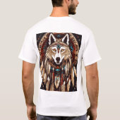 **American Wolf Logo Sale: Laat je merk los!** T-shirt (Achterkant)