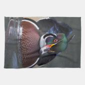 American Wood Duck Kitchen Towel Theedoek (Horizontaal)
