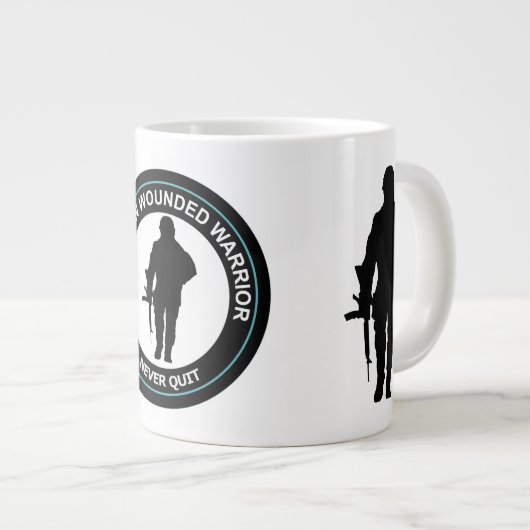 AMERICAN WOUNDED WARRIOR COFFEE MOK (Voorkant rechts)