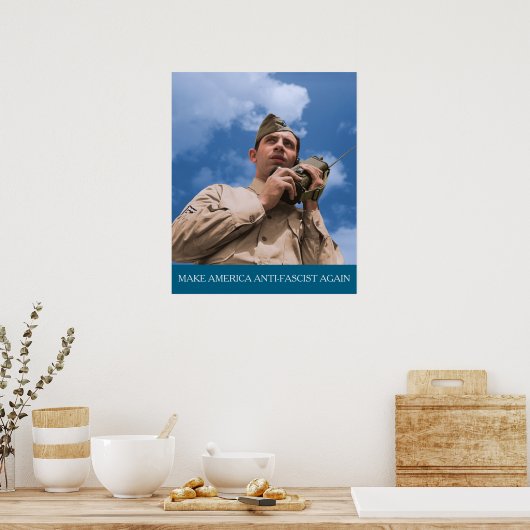 American WWII Radio Operator MAAFA Poster (Keuken)