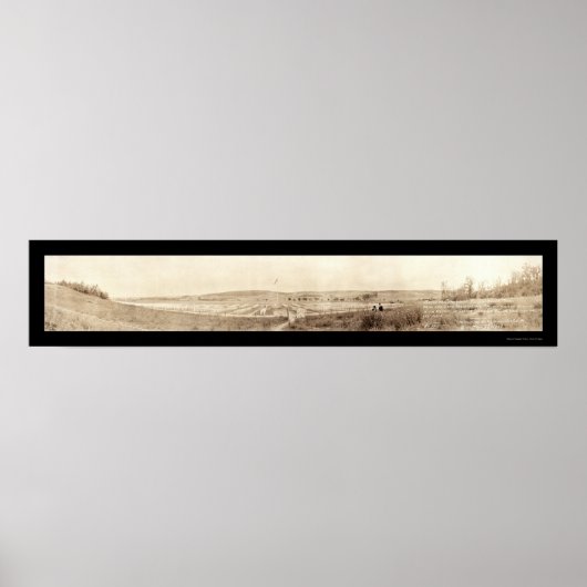 American WWWWI Cemetary Photo 1919 Poster (Voorkant)