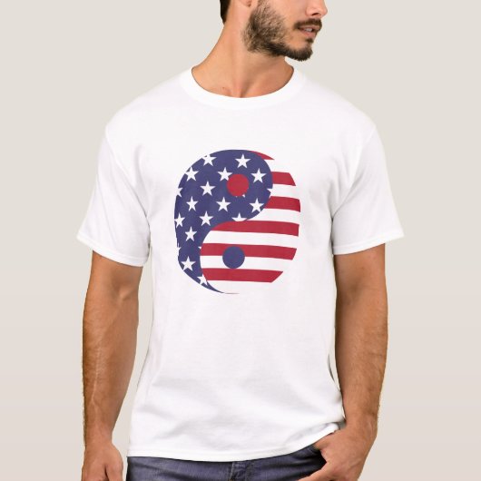 American Ying en Yang T-shirt (Voorkant)