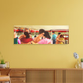 Americana - 1942 - De dans Social Canvas Afdruk (Insitu (Woonkamer))