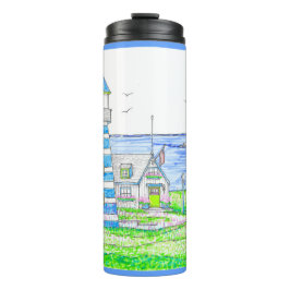 Americana 2 Blauwe Thermische Tumbler Thermosbeker