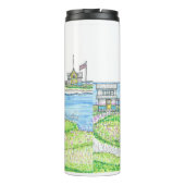 Americana 2 Plain Thermal Tumbler Thermosbeker (Achterkant)