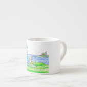 Americana 2 Vuurtoren Espresso Mok (Voorkant rechts)