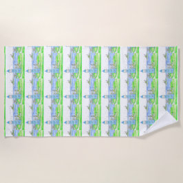 Americana 2 Vuurtoren Strandhanddoek Strandlaken