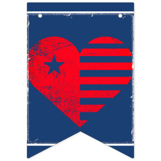 Americana 4 juli vlaggenlijn vlaggetjes