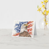 Americana Adelaar Door Sherry Kaart (Gele Bloem)