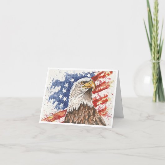 Americana Adelaar Door Sherry Kaart (Voorkant)