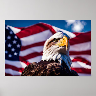 Americana Adelaar Poster
