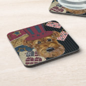AMERICANA AIREDALE BIER ONDERZETTER (Linkerzijde)