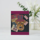 AMERICANA AIREDALE BRIEFKAART (Staand voorkant)