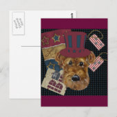 AMERICANA AIREDALE BRIEFKAART (Voorkant / Achterkant)