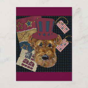 AMERICANA AIREDALE BRIEFKAART
