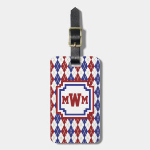 Americana Argyle-Bagagelabel Bagagelabel