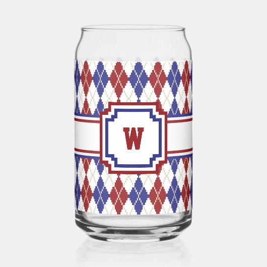 Americana Argyle Blikvorm Glas (Voorkant)