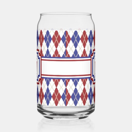 Americana Argyle Blikvorm Glas (Rechts)