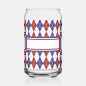 Americana Argyle Blikvorm Glas (Links)
