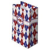 Americana Argyle-cadeautas Klein Cadeauzakje (Achterkant Gekanteld)