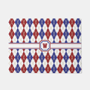 Americana Argyle Doormat Deurmat