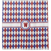 Americana Argyle douchegordijn (Voorkant)