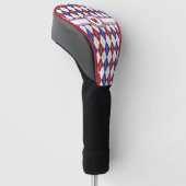 Americana Argyle Driver Hoesje Golfheadcover (Schuin)
