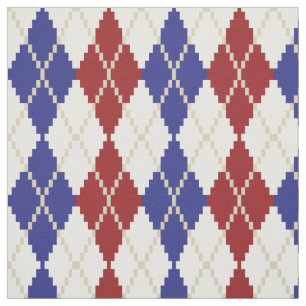 Americana Argyle Fabric Stof