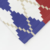 Americana Argyle Fleece Blanket Deken (Hoek)