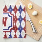 Americana Argyle keukenhanddoek (Quarter Fold)