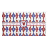 Americana Argyle Kussensloop (Achterkant)