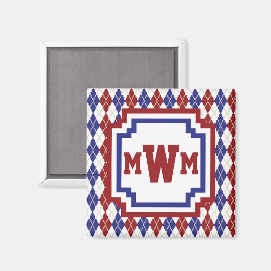 Americana Argyle Magnet (Voorkant / Achterkant)