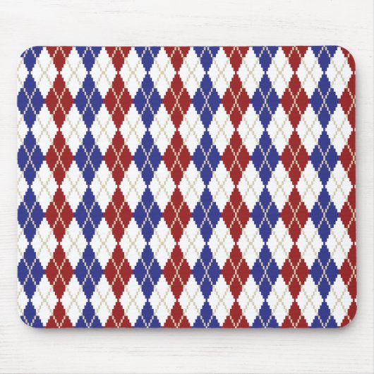 Americana Argyle Mousepad Muismat (Voorkant)