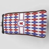 Americana Argyle Putter Hoesje Golfheadcover (Voorkant)