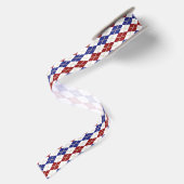 Americana Argyle Ribbon Satijnen Lint (Achterkant)
