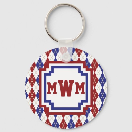 Americana Argyle Sleutelhanger (Voorkant)