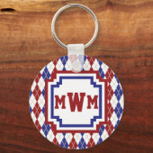 Americana Argyle Sleutelhanger (Voorkant)
